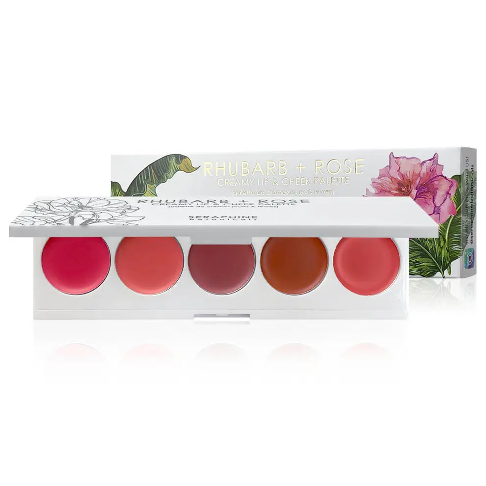 پالت رژلب و گونه کرمی برند SERAPHINE BOTANICALS